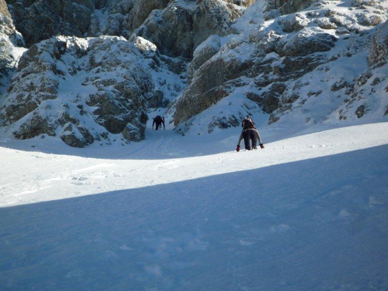 #1 Pointe de Chalune : Dom et Pïerre dans le bas du thermos. Pointe de Chalune : Dom et Pïerre dans le bas du thermos.