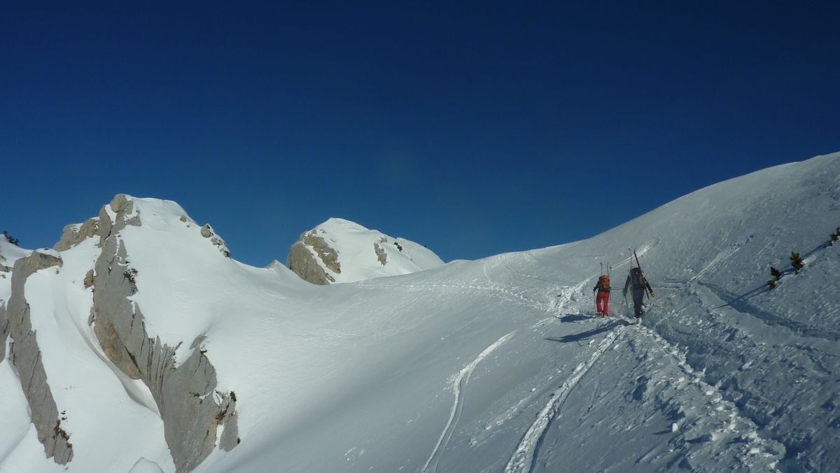 #19 Parcours de cretes : grosses quantités de neige Parcours de cretes : grosses quantités de neige