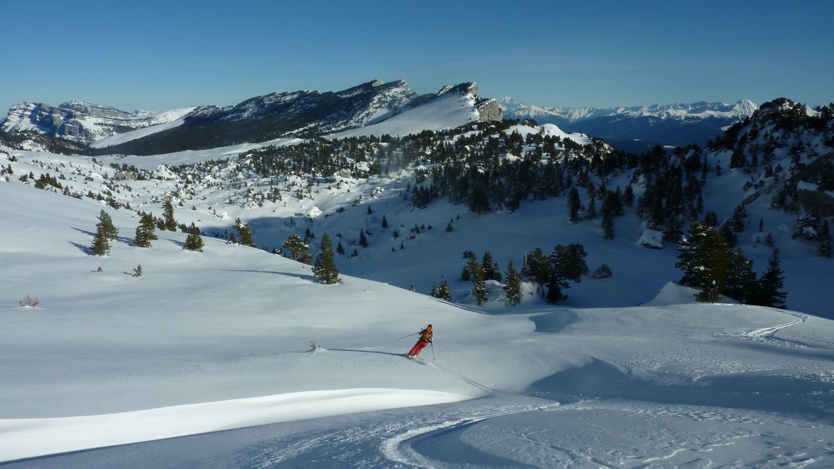 #24 Vallon de Marcieu : poudre froide et legere non travaillée, la meilleure neige du jour Vallon de Marcieu : poudre froide et legere non travaillée, la meilleure neige du jour