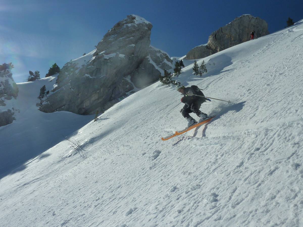 #22 Face Est : Jerome saute les traces de predecesseurs Face Est : Jerome saute les traces de predecesseurs