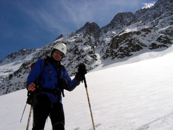 Descente couloir : Ti'Bougnat devant la sortie du couloir... à quand la 3ème!