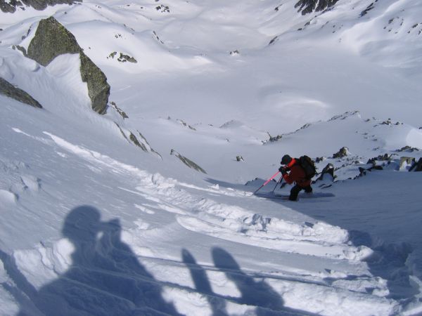 #7 Couloir N du Crozet : C Couloir N du Crozet : C'est bon mais le départ est un peu raide !