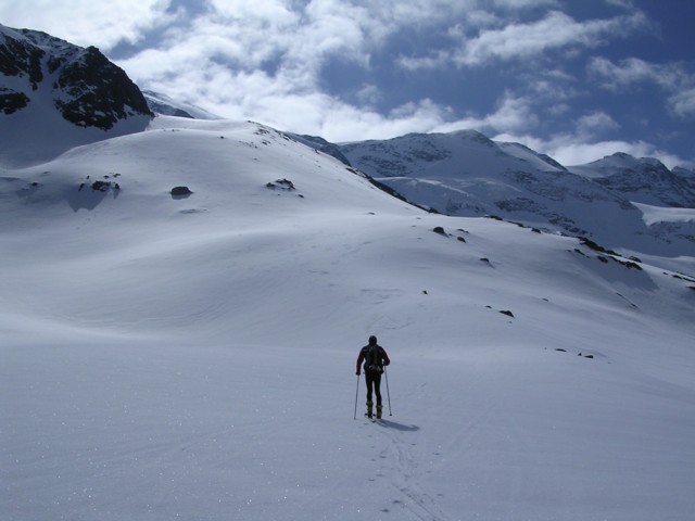 #2 Col du Vallonet : C Col du Vallonet : C'est ici que l'on découvre le glacier du Génépy et que l'on commence à attaquer l'arête ouest