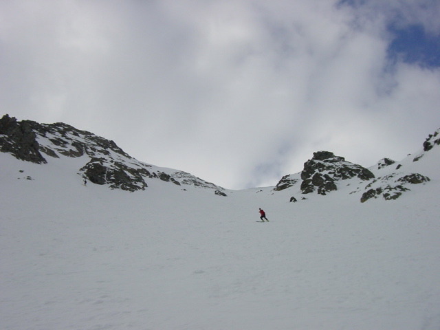 #6 Epaule du Rocher de l Epaule du Rocher de l'Homme : Descente en neige un peu dure de l'épaule