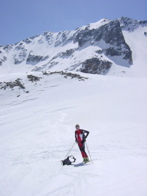 #11 Col du Mouchillon : On voit bien la face N du Rocher Blanc Col du Mouchillon : On voit bien la face N du Rocher Blanc