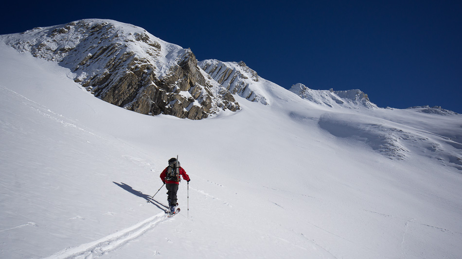 #5 pente sud du Charvet : et tempête de bleu pente sud du Charvet : et tempête de bleu
