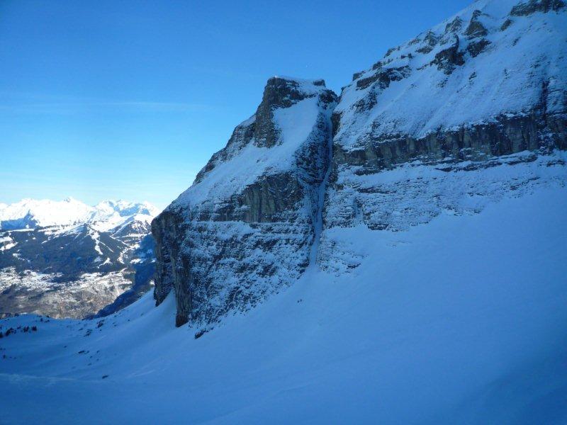 #9 Pointe d Pointe d'Areu : les collègues déjà au pied du couloir