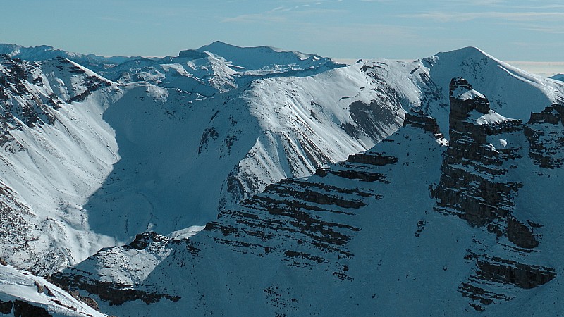 #13 2856m : Mt Mounier et Bec du Chateau et la Corse ! 2856m : Mt Mounier et Bec du Chateau et la Corse !