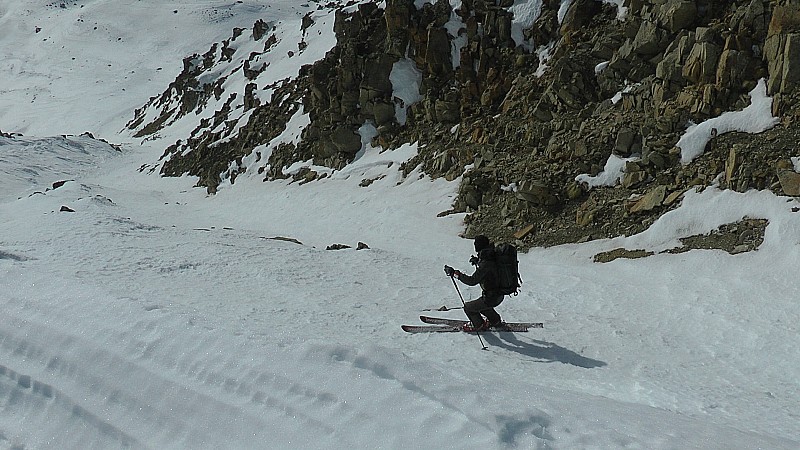#30 2800m : neige dure sur le haut 2800m : neige dure sur le haut