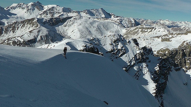 2800m : Patrick à l'entrée du couloir N