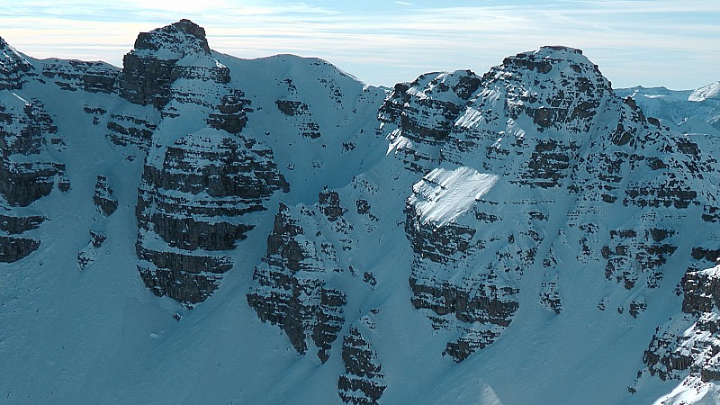 2856m : les couloirs N de Côe de l'Ane