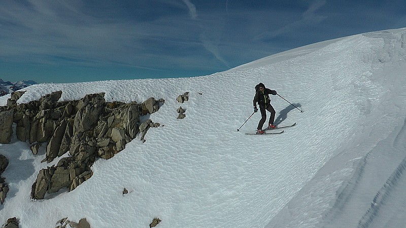 2820m : à l'attaque du couloir SW