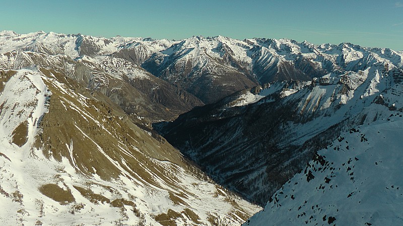 #16 2856m : vue vers St Dalmas le Selvage 2856m : vue vers St Dalmas le Selvage
