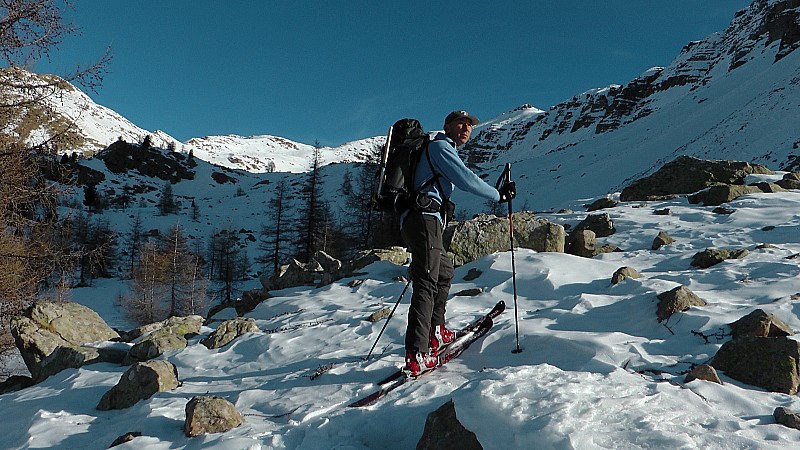 2200m : le bas du vallon de Cartairet un peu délicat.