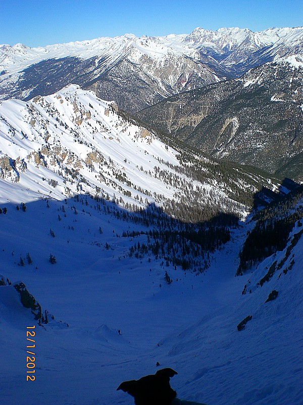 #5 Crêtes des Granges : Assez bonnes conditions dans ce couloir. Crêtes des Granges : Assez bonnes conditions dans ce couloir.
