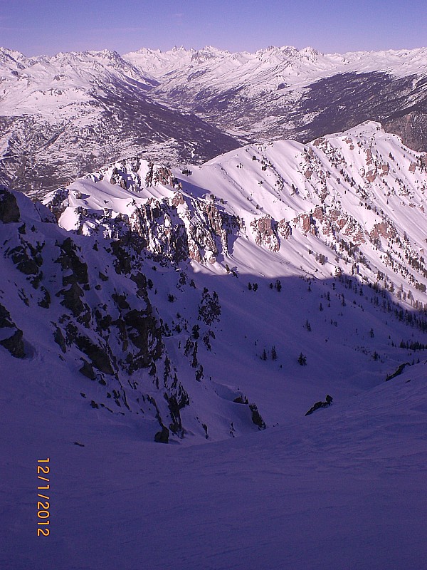 #3 Crêtes des Granges : La sortie du couloir Crêtes des Granges : La sortie du couloir