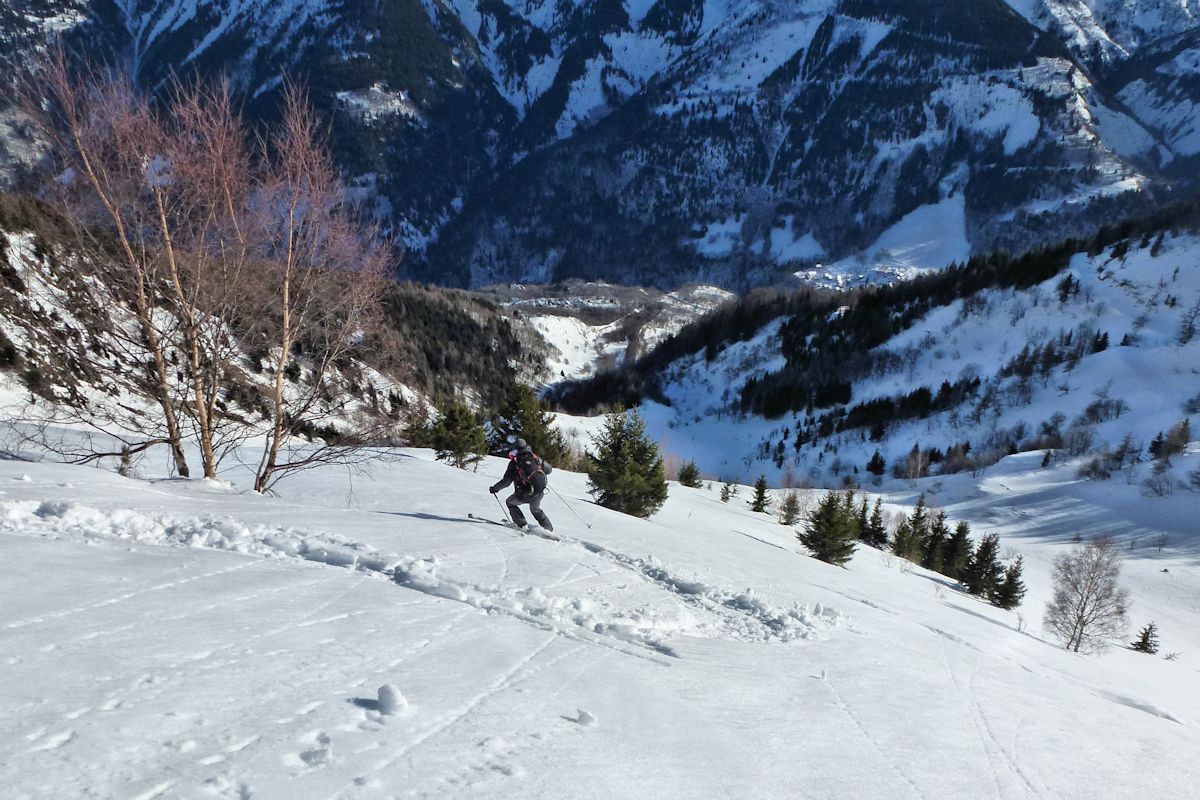 #23 Bas de la Combe : Neige désormais bien lourde. Bas de la Combe : Neige désormais bien lourde.