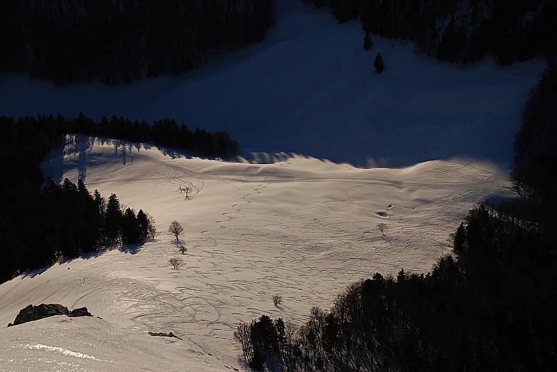 #7 Col de La Ruchère : Dommage que n Col de La Ruchère : Dommage que n'ai pas été confiant pour basculer sur la Ruchère, ça devait être bon avec le soleil qui avait chauffé...