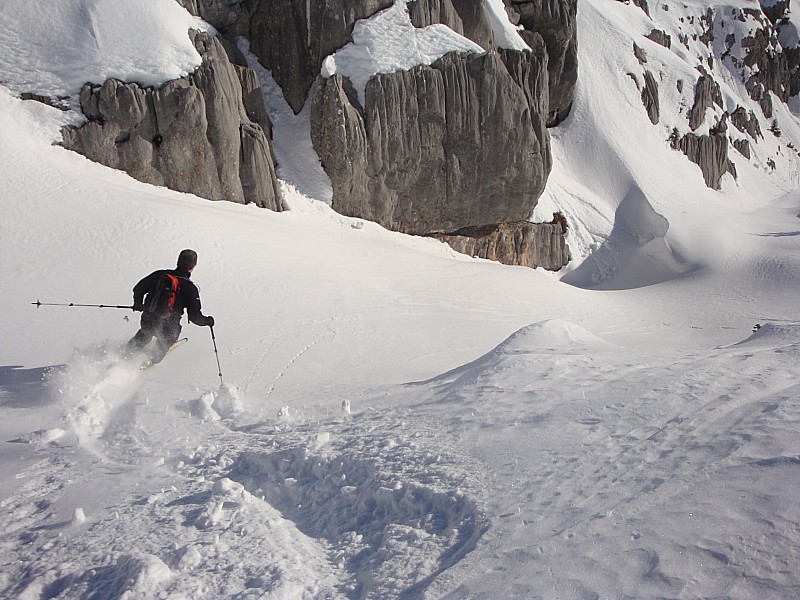 #4 Baptiste s Baptiste s'éclate : Dans le haut du goulet menant au couloir