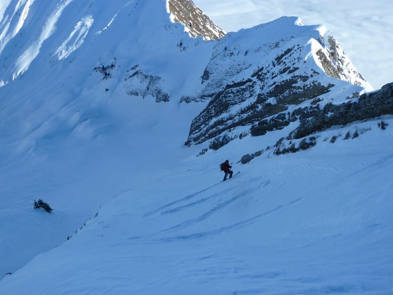#7 Arlicots : Descente du couloir N Arlicots : Descente du couloir N