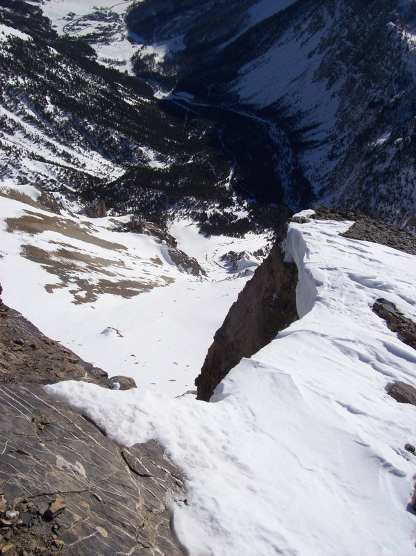 #5 Depuis l Depuis l'arête sud : vue sur la face sud-est.
