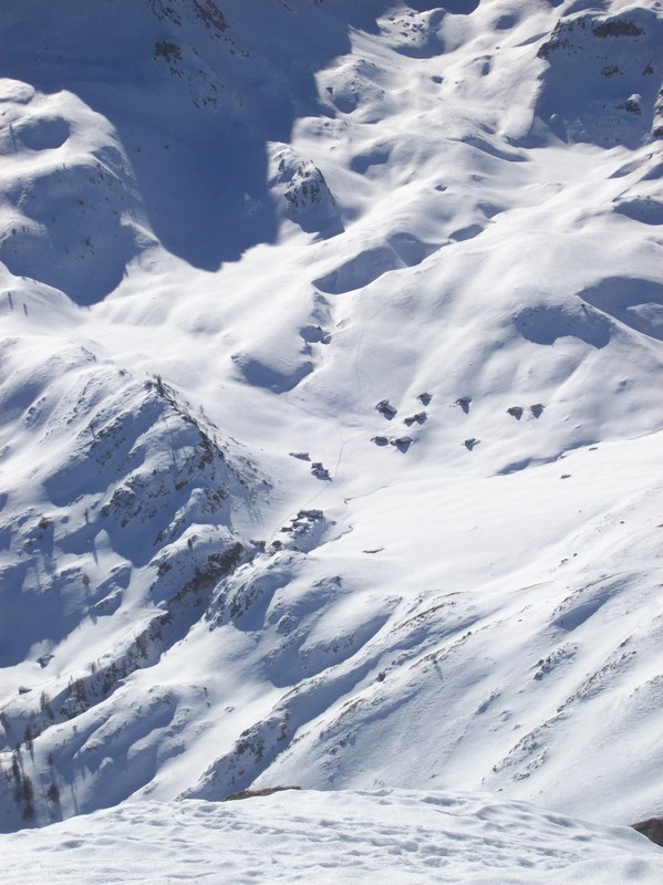#4 Depuis l Depuis l'arête sud : les chalets de Clapeyto.