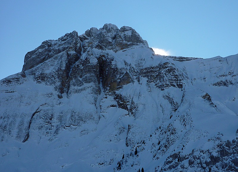 #7 Pointe du Midi : vue depuis le Châtelard Pointe du Midi : vue depuis le Châtelard