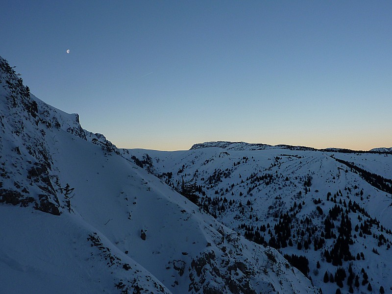 #2 Grand Bargy : petit matin glacial : col de Cenise et Chatelard Grand Bargy : petit matin glacial : col de Cenise et Chatelard