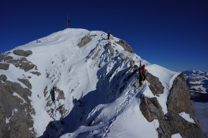 #10 Arrivée au sommet : Sur l Arrivée au sommet : Sur l'arete
