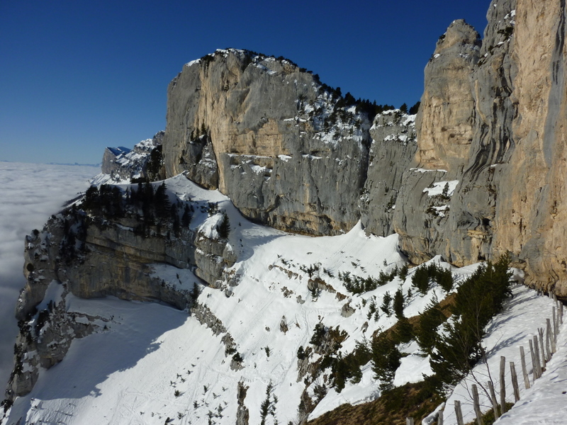 #12 Cirque de l Cirque de l'Aulp du Seuil : Sortie du cirque, panorama à couper le souffle.