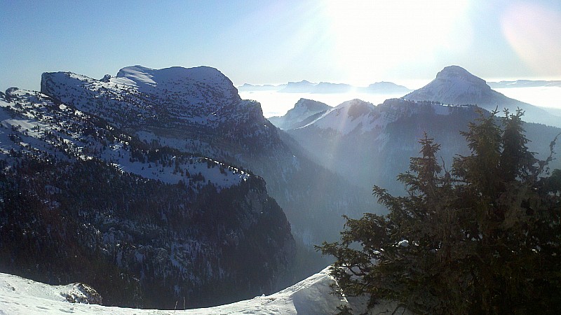 #1 un peu avant le couloir : dent de crolles et son fameux rocher du midi (cherchez pas c un peu avant le couloir : dent de crolles et son fameux rocher du midi (cherchez pas c'est un private-joke)