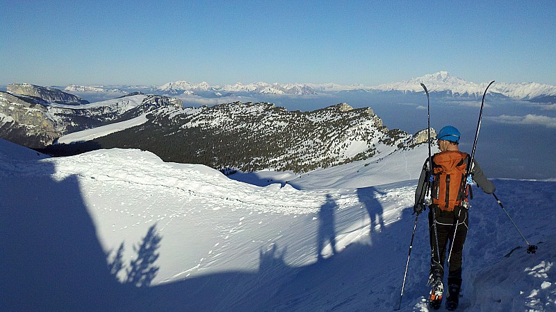 #5 Mont blanc : A pied du couloir au sommet Mont blanc : A pied du couloir au sommet