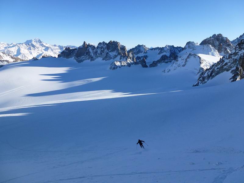 #8 Aiguille du Tour : Les premiers virages ... plus de 2000 m à descendre ! Aiguille du Tour : Les premiers virages ... plus de 2000 m à descendre !