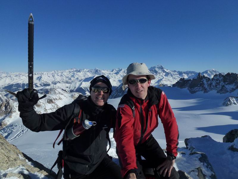 #5 Aiguille du Tour : Vincent et Fab au sommet !... heureux Aiguille du Tour : Vincent et Fab au sommet !... heureux