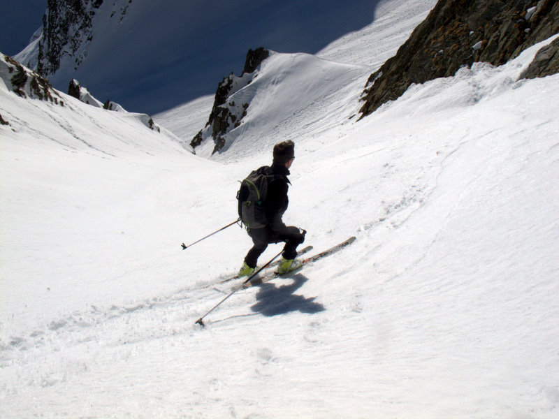 #15 Passage Roc de Montet : la descente versant sud Passage Roc de Montet : la descente versant sud