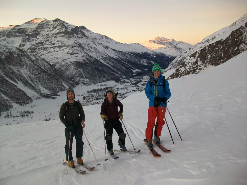 #3 Pointes des Bufettes : La Maurienne s Pointes des Bufettes : La Maurienne s'embrase, on prend la pose