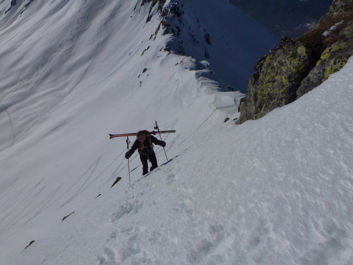 #13 Colomban versant Sud : Crampons nécessaires. Colomban versant Sud : Crampons nécessaires.