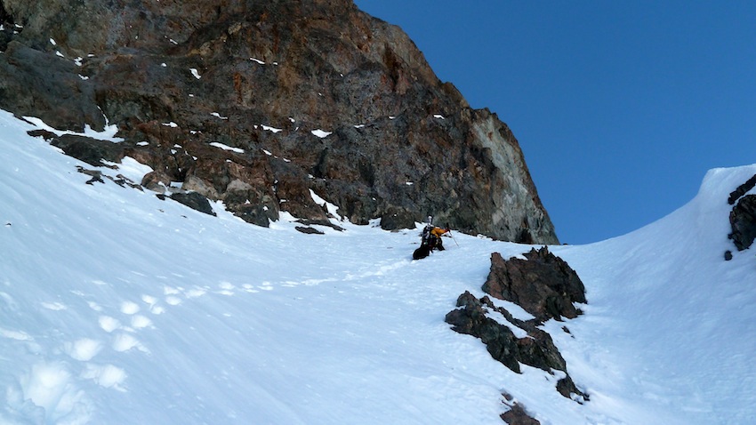 #7 derniers mètres : Avant la traversée qui mène au col Jean Martin derniers mètres : Avant la traversée qui mène au col Jean Martin