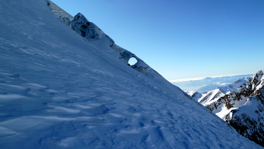 #11 Glacier de la Muzelle : Même les glaciers dessinent des Arches Glacier de la Muzelle : Même les glaciers dessinent des Arches