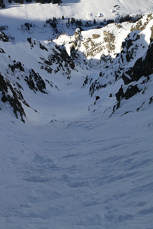 #6 La suite du couloir : ça s La suite du couloir : ça s'élargit et la neige sera bonne...