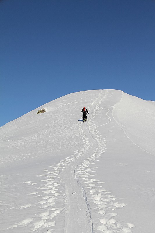 #4 Sur l Sur l'arête terminale : Thierry sur l'arête terminale