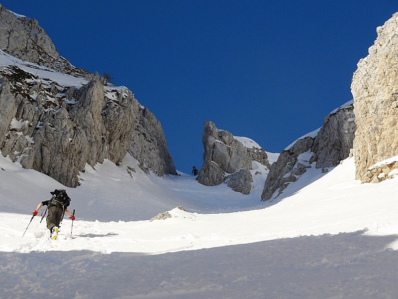 #4 couloir peyrouse : haut couloir peyrouse : haut