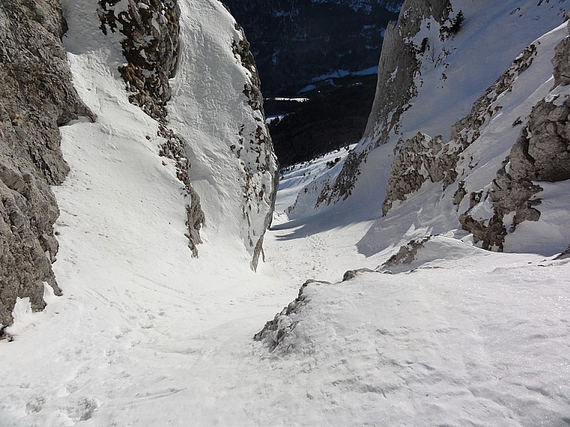 #3 couloir peyrouse : le bas couloir peyrouse : le bas
