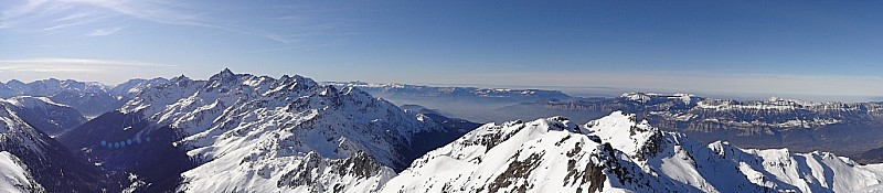#16 Pic de la Belle Etoile : Panoramique vers le Sud Pic de la Belle Etoile : Panoramique vers le Sud