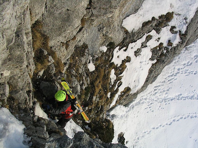 #1 Pas des Chasseurs : Passage de la 1° barre. Photo d Pas des Chasseurs : Passage de la 1° barre. Photo d'archive de 2007
