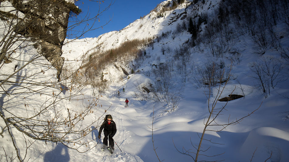 #28 Vers les Barmes : grosses quantités de neige, ca passe bien Vers les Barmes : grosses quantités de neige, ca passe bien