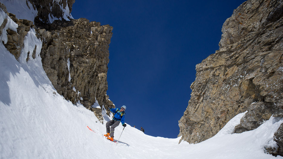 #3 Couloir S de la Golette : On peut se lacher, moquette 3* Couloir S de la Golette : On peut se lacher, moquette 3*