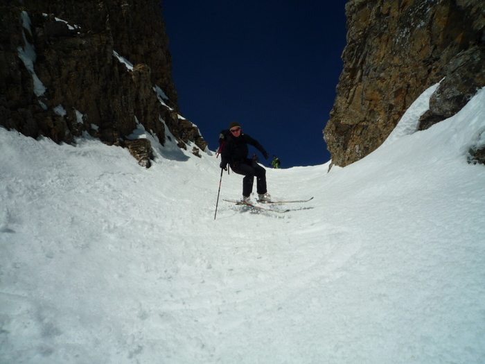#5 Couloir Sud Golette de l Couloir Sud Golette de l'Oule : Alain attaque...