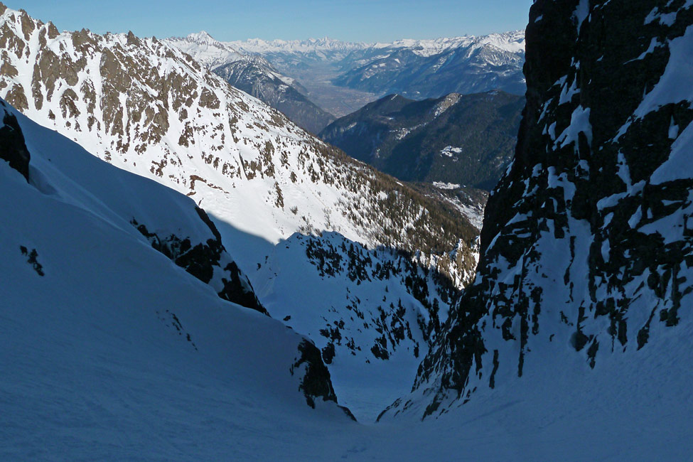 #3 Bel Oiseau couloir ENE : Etroiture en bas du Couloir Bel Oiseau couloir ENE : Etroiture en bas du Couloir