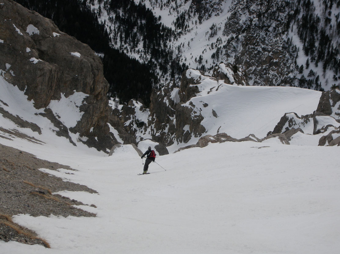 #7 Pic de Beaudouis : Sur le bas du couloir Pic de Beaudouis : Sur le bas du couloir